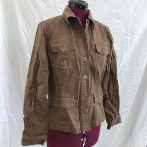 Medium Brown Jones New York Utility Jacket